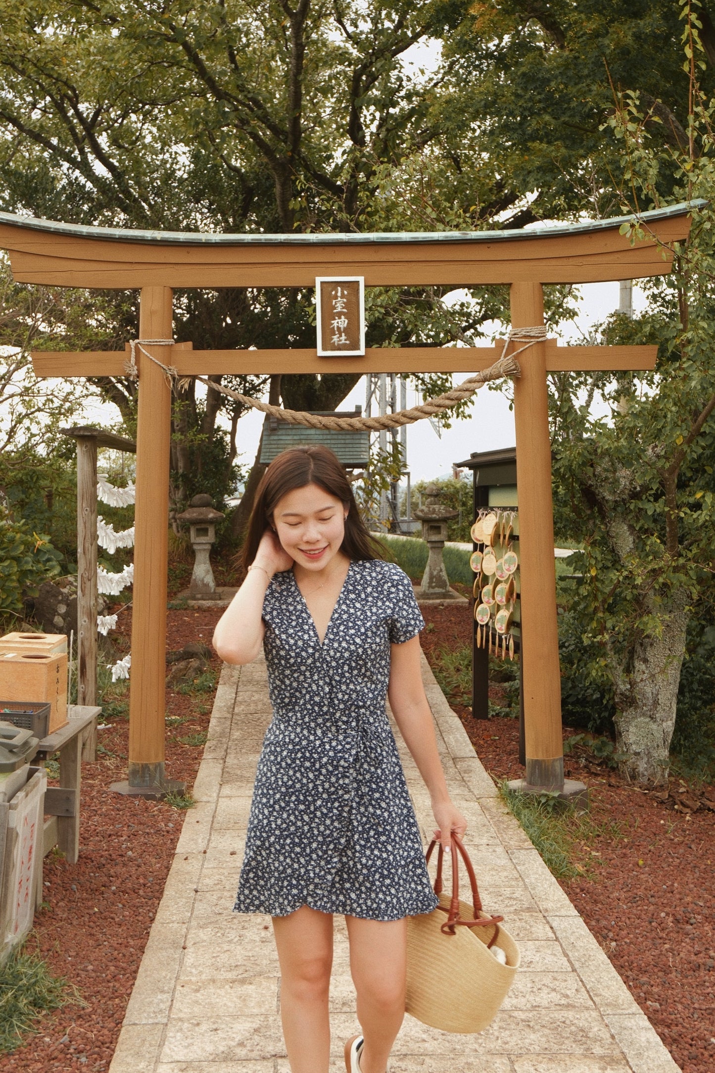 Vienna Ruffle Hem Wrap Dress