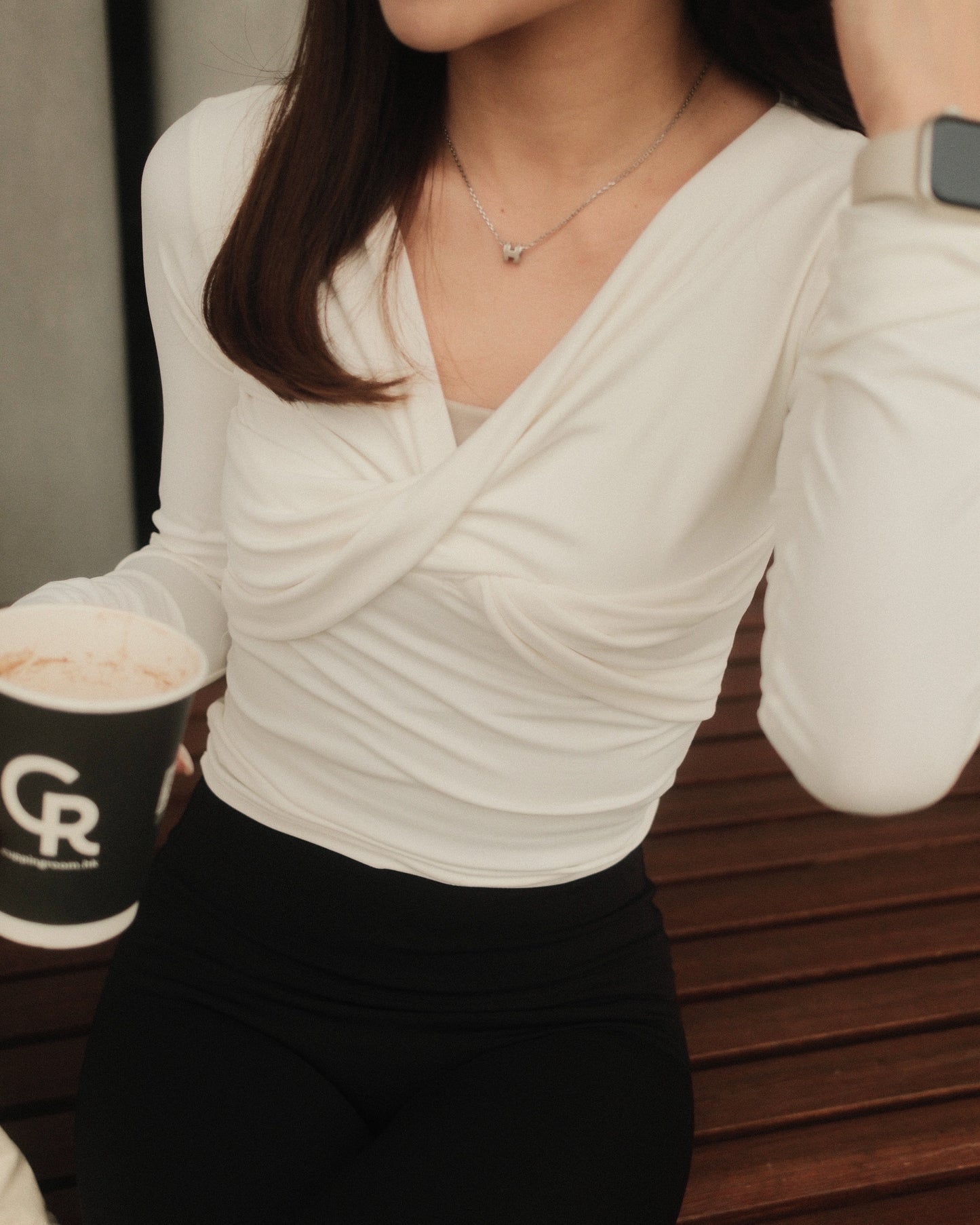 SoftLuxe Twist Front Top