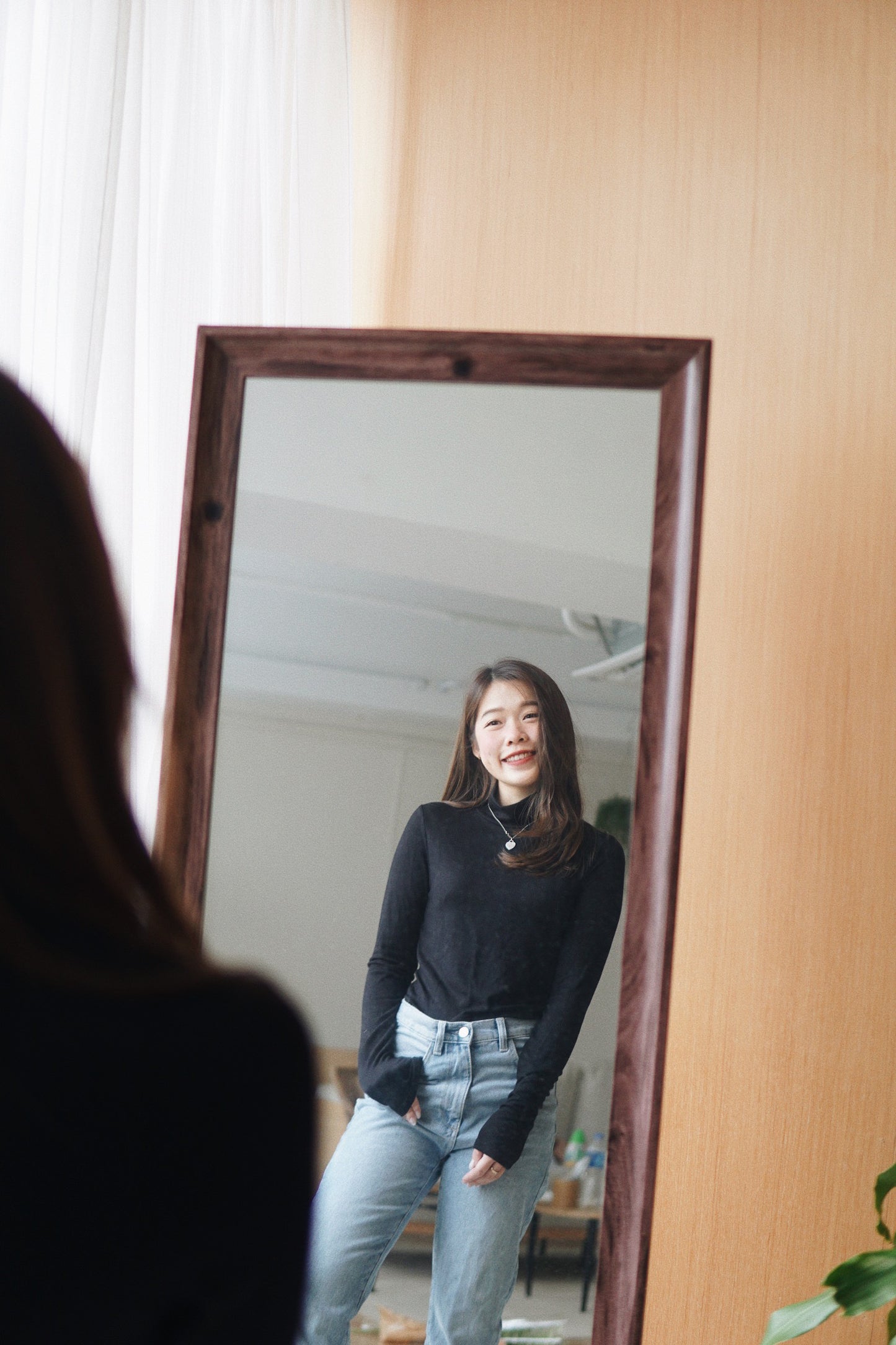 Cropped Turtleneck Top